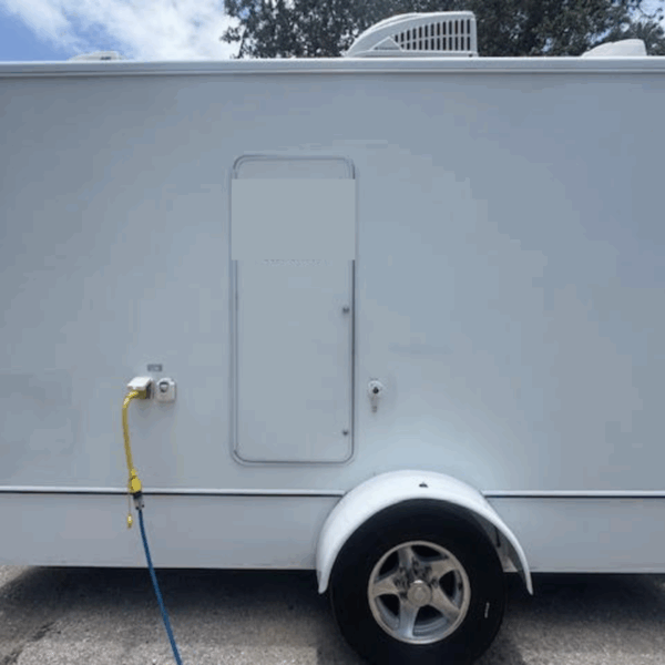 2015 JAG 4-Stall Luxury Portable Restroom Trailer - Miami Florida - Image 2