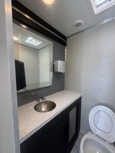 2015 JAG 4-Stall Luxury Portable Restroom Trailer - Miami Florida - Image 5