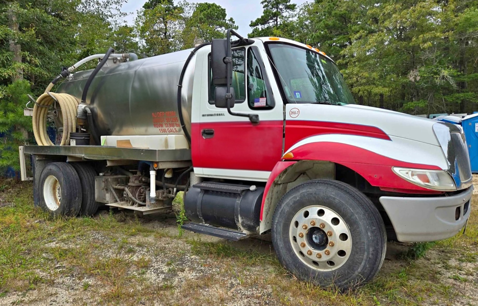 2006 International Porable Toilet Tank Truck - NJ